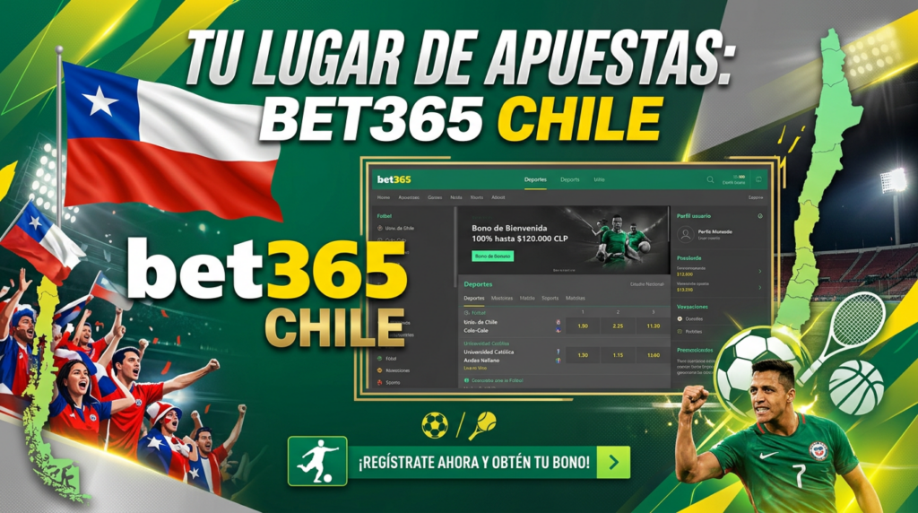 Sitio web de apuestas y casino Bet365 Chile